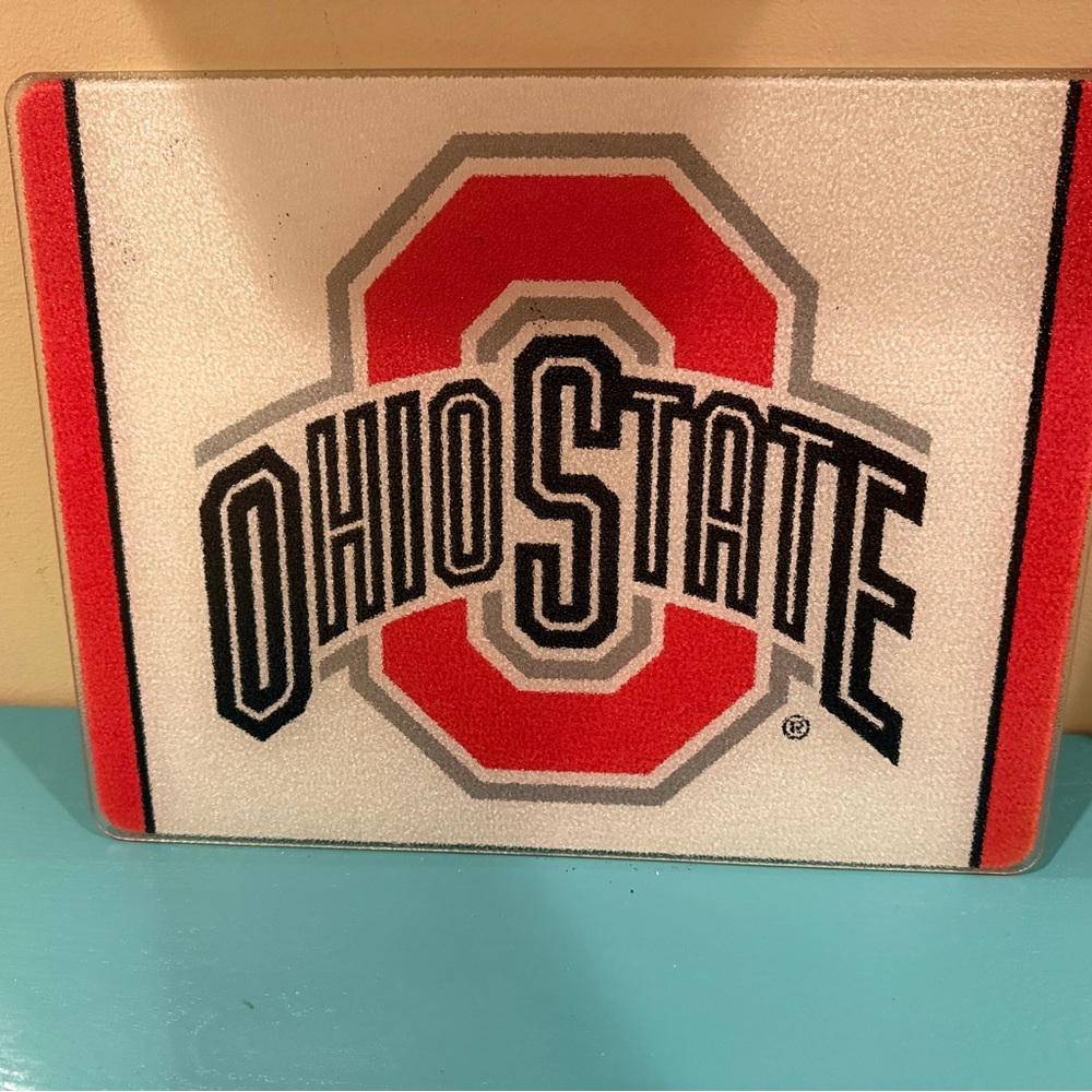 Ohio State Cutting Board - Red, Gray, Black